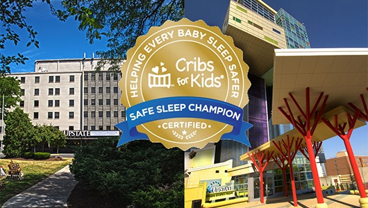 Upstate University Hospital earns recognition as 'Gold Safe Sleep Champion'
