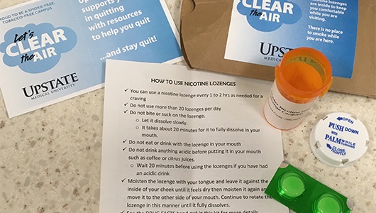 Upstate to offer free nicotine replacement therapy to campus visitors who smoke