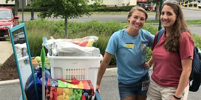 They're here. New medical students arrive on campus for orientation before classes begin Monday