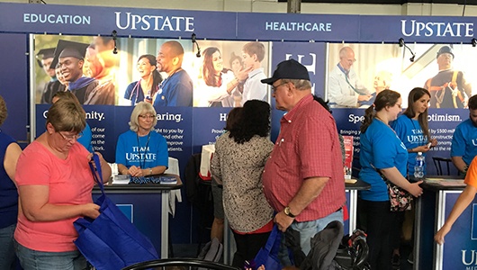 Upstate showcases services, expertise, offers health screenings at New York State Fair, beginning Aug. 22