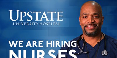 Upstate hosts hiring event for registered nurses Sept. 18