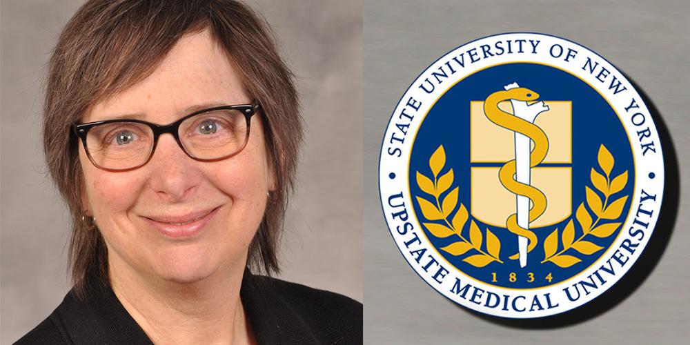 Ruth Weinstock, MD, PhD, picks up key award from American College of Physicians