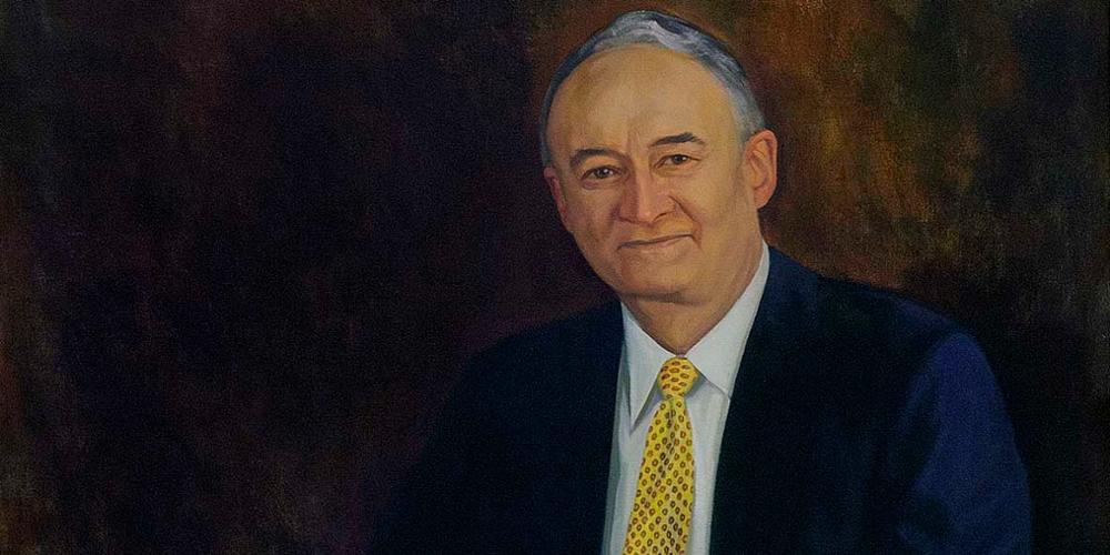 The official Upstate Medical University portrait of Lewis William Bluemle, Jr.