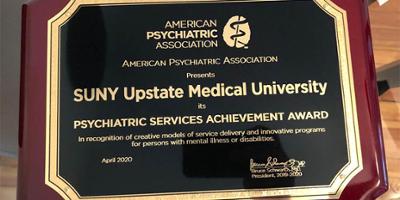 Upstate program aimed at addressing lack of psychiatrists in parts of New York honored by national psychiatric association