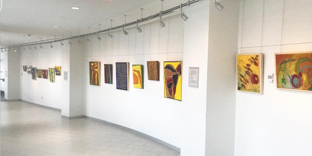 An exhibit of 20 paintings at Upstate University Hospital and the Cancer Center.