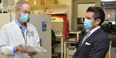 SUNY Chancellor Malatras and Upstate Medical Interim President Dewan announce state Health Department approval of Upstate’s saliva diagnostic test to quickly identify positive COVID cases