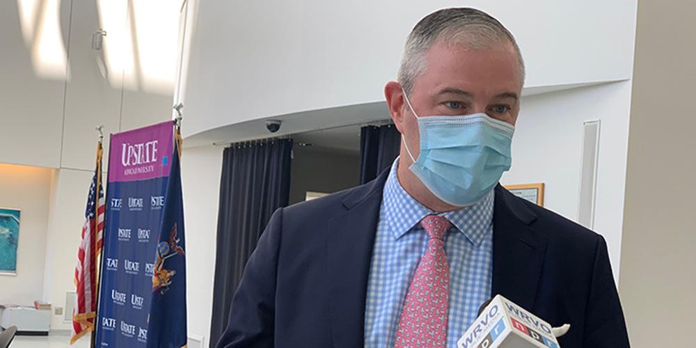 Upstate's chief of infectious disease, Stephen J. Thomas, MD.