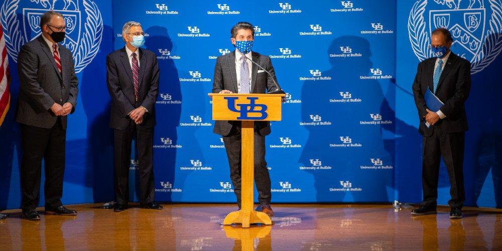komponent Derbeville test Døde i verden Chancellor Malatras announces SUNY Upstate Medical University to construct  a COVID-19 testing laboratory at the University at Buffalo to increase  capacity and speed up analysis as SUNY campuses reopen | Upstate News 