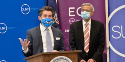 SUNY Chancellor visits Upstate to announce new pathway program for disadvantaged students to attend medical school
