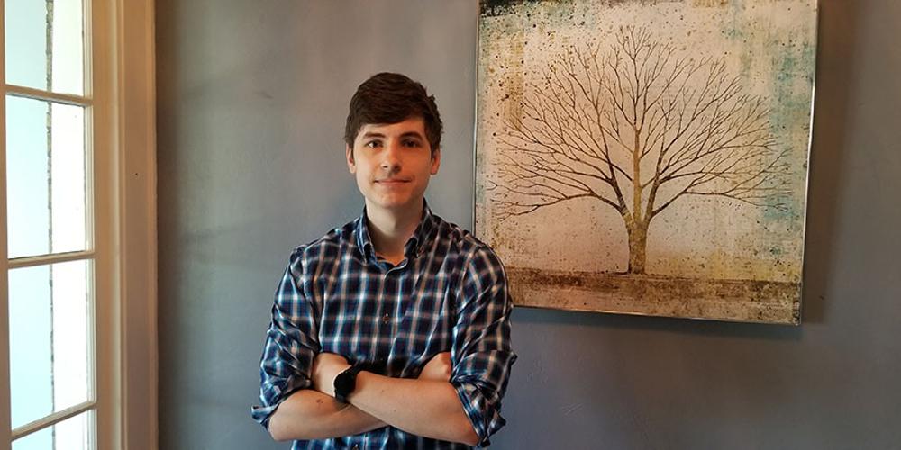 Upstate Medical University student Eric Barnett
