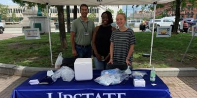 Led by students, Upstate mobile vaccine clinic offered COVID-19 doses to area’s most vulnerable