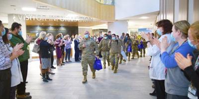 Upstate says farewell to Air Force medical team