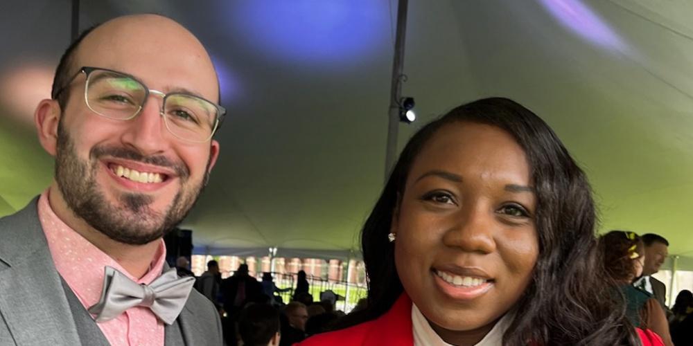 Ingrid Martinez, a graduate of the Doctor of Nursing Practice Program in the College of Nursing, and Matthew Norris, a graduate of the Doctor of Physical Therapy Program in the College of Health Professions, received the awards in a Saratoga Springs ceremony last month.