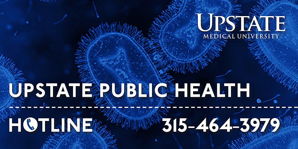 The Public Health Hotline number is 315-464-3979. It will be available from 8 a.m. to 7 p.m. Monday through Friday.  