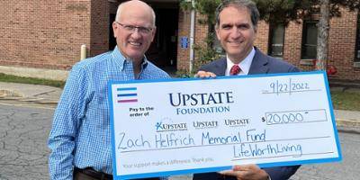 Son’s suicide spurs donation to Upstate’s Psychiatry High Risk Program