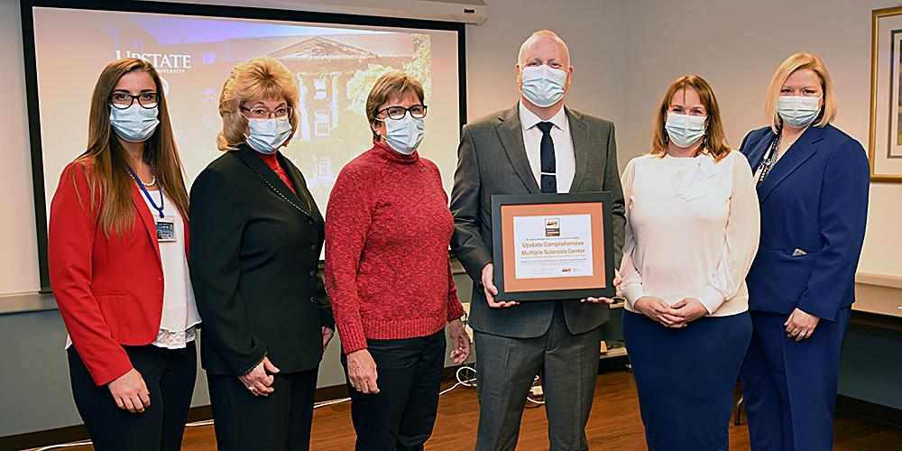 Upstate is one of only three centers to receive this recognition from the National Multiple Sclerosis Society.