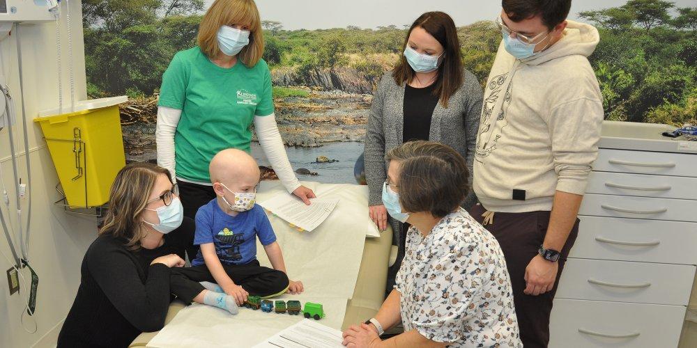 Upstate currently has 55 open clinical trials available for pediatric cancer patients.