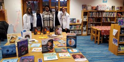 With books and inspirational messages, Upstate medical students visit elementary school 