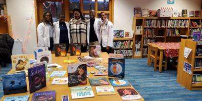 With books and inspirational messages, Upstate medical students visit elementary school 