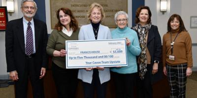 Francis House selected as Upstate's Your Cause charity for 2023