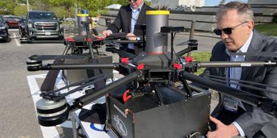 Upstate uses drones to deliver medications to campus for Meds to Beds program