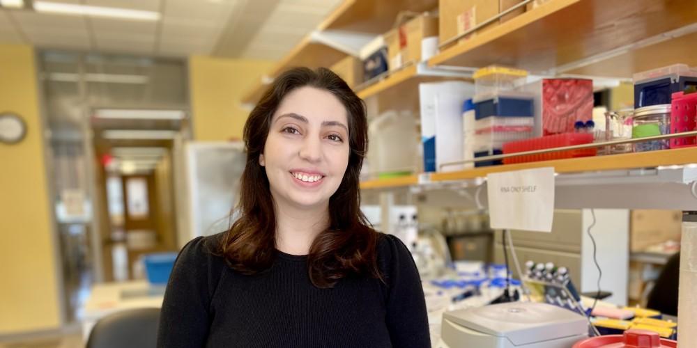 Aya Kobeissi, is currently working in the laboratory of Upstate Professor Wei-Dong Yao, PhD