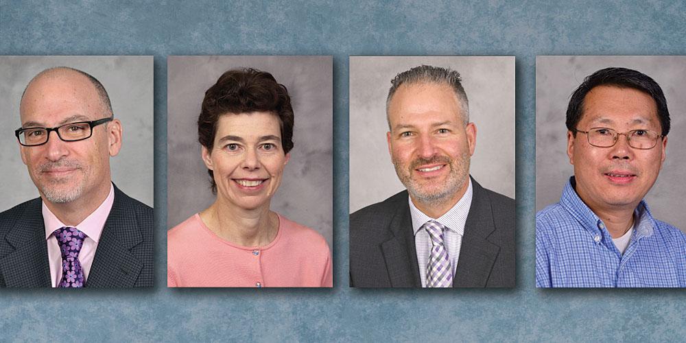 Four Upstate faculty members, Jeffrey Bogart, Wanda Fremont, Stephen Knohl and Wei-Dong Yao have been named as SUNY Distinguished Faculty.