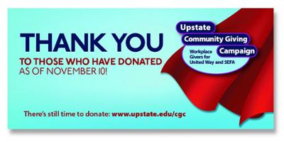 Community Giving Campaign reaches halfway mark