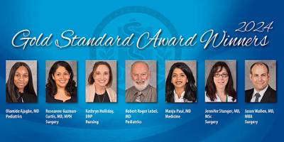 Seven named as Gold Standard Award winners