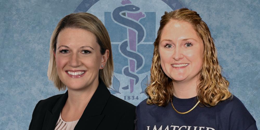 Jessalyn Rose and Hannah Connolly are winners of the SUNY Chancellor's Award for Student Excellence.