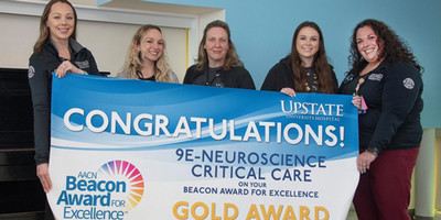 A trio of Upstate nursing units honored for nursing excellence by the American Association of Critical-Care Nurses