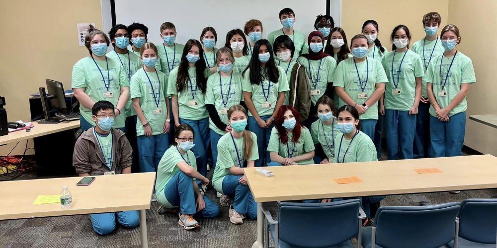 OPERATION EXPLORATION: The daylong Healthcare Exploration Camp attracted nearly 30 eighth and nine grade students to Upstate Community Campus April 4 to get an inside look on jobs available in health care. This year, marked the return of the program since the Covid pandemic shuttered the program in 2020.
