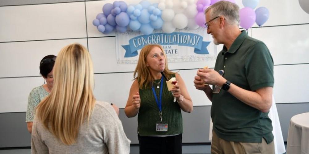 HERE’S THE SCOOP: Team Upstate celebrated its 20th anniversary of community service with an ice cream party attended by many.