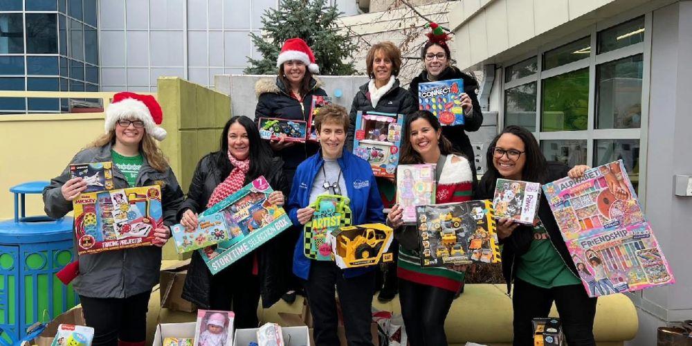 TOYLAND: Results of the Lights on the Lake and Galaxy Media 5K run reaped dozens of toy donations to Upstate Golisano Children’s Hospital. The gifts will be distributed to children hospitalized during the holiday season.