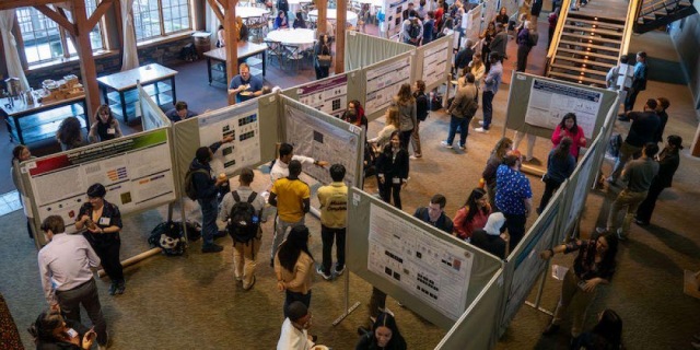 RESEARCH RETREAT: Students and faculty from the College of Graduate Studies attended the college’s annual Biomedical Sciences Retreat Sept. 10 to hear lectures on studies from dengue to fetal alcohol disorders, and view dozens of poster presentations.