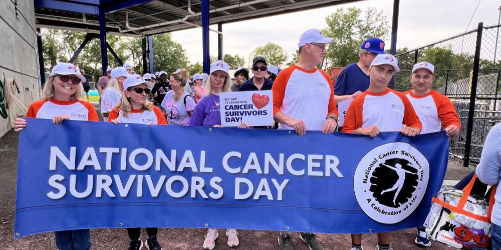 SURVIVORS HONORED: The Upstate Cancer Center will celebrate survivorship at its National Cancer Survivors Day event with the Syracuse Mets June 6 at NBT Bank Stadium. A highlight of the event is the Survivors Parade inside the stadium just before first pitch is thrown, which this year will feature a father and son survivors and an 11-year old local athlete. More than 1,000 survivors and their guests are expected to attend.