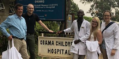 Pediatric residents in Kenya