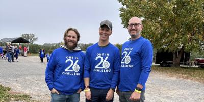 1 in 26 challenge at Abbott Farms