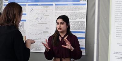 Veronica presents her work at Charles Ross Research Day