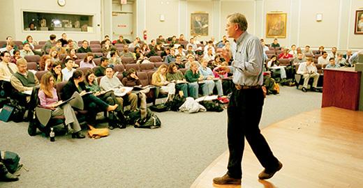 Steve Grassl, PhD in lecture hall