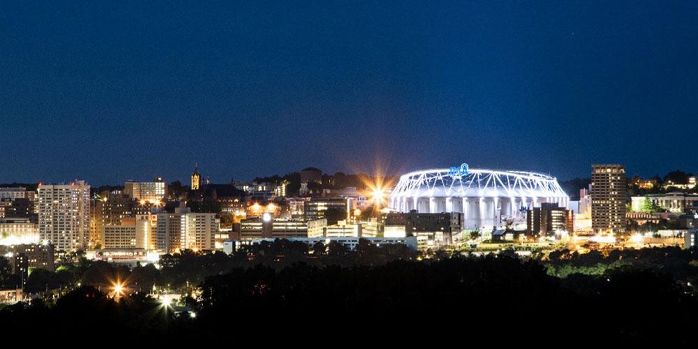 Syracuse city skyline
