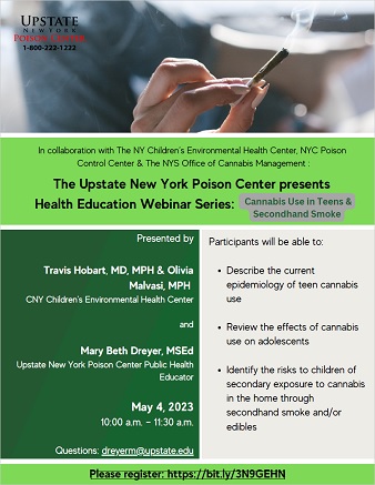 Cannabis Use in Teens & Secondhand Smoke