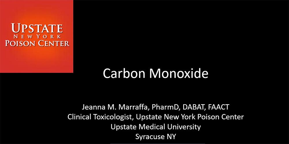 carbon monoxide webinar