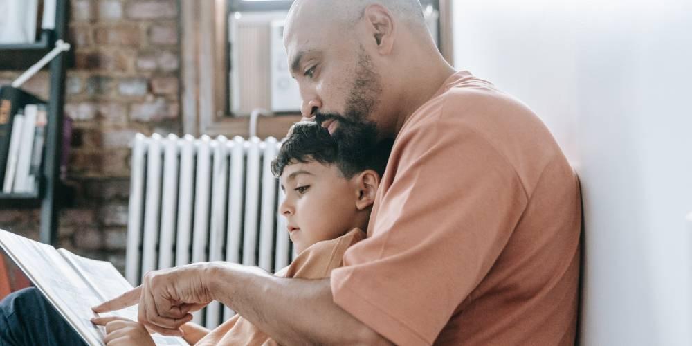 Father Teaching Child