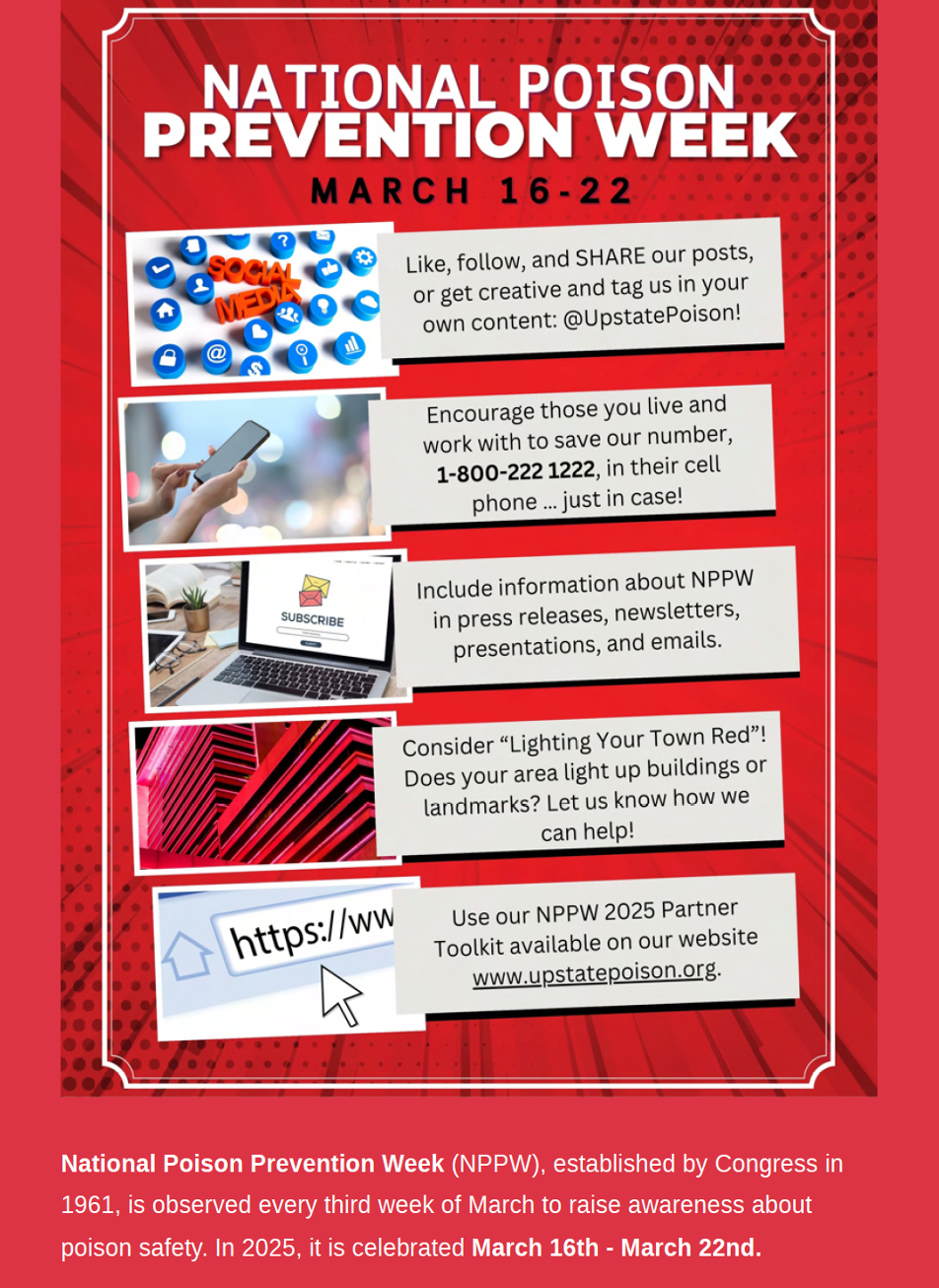 Poison Prevention Newsletter