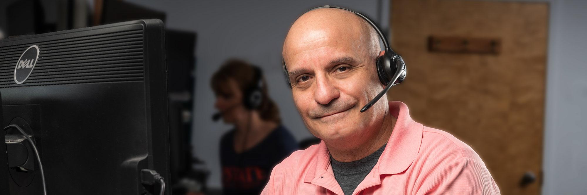 Sam Spinella at terminal