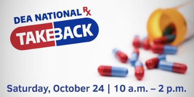 Dozens of options to rid home of unwanted, expired prescription drugs at 2020 #TakeBackDay