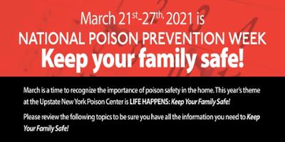 When Life Happens: March 2021 Poison Prevention Month