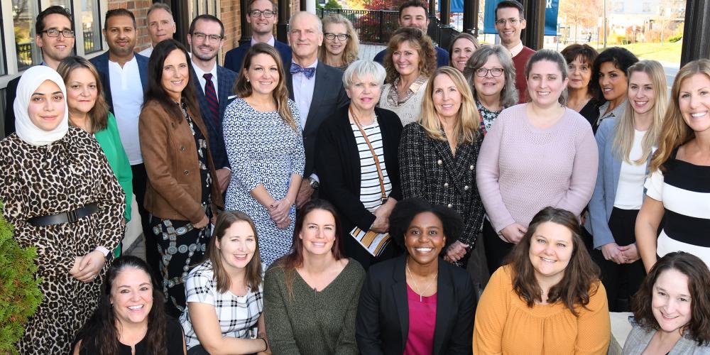 group photo of poison center staff