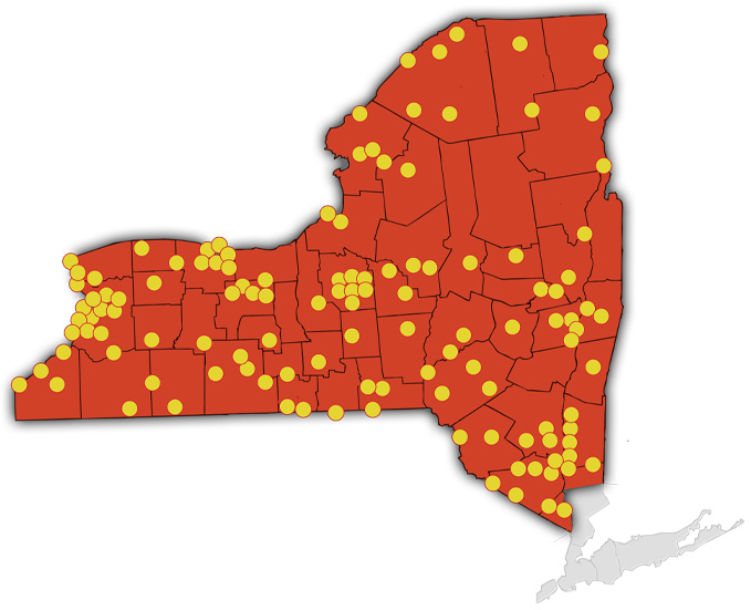 Counties map 